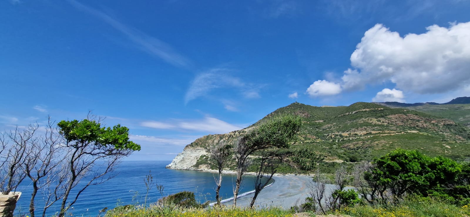 Plage sauvage en Corse